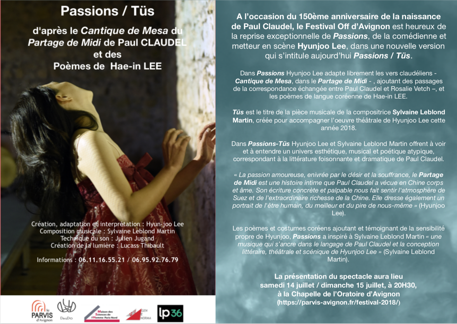 spectacle "Passions-Tûs"