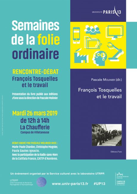 Pascale Molinier, autour du livre : François Tosquelles et le travail