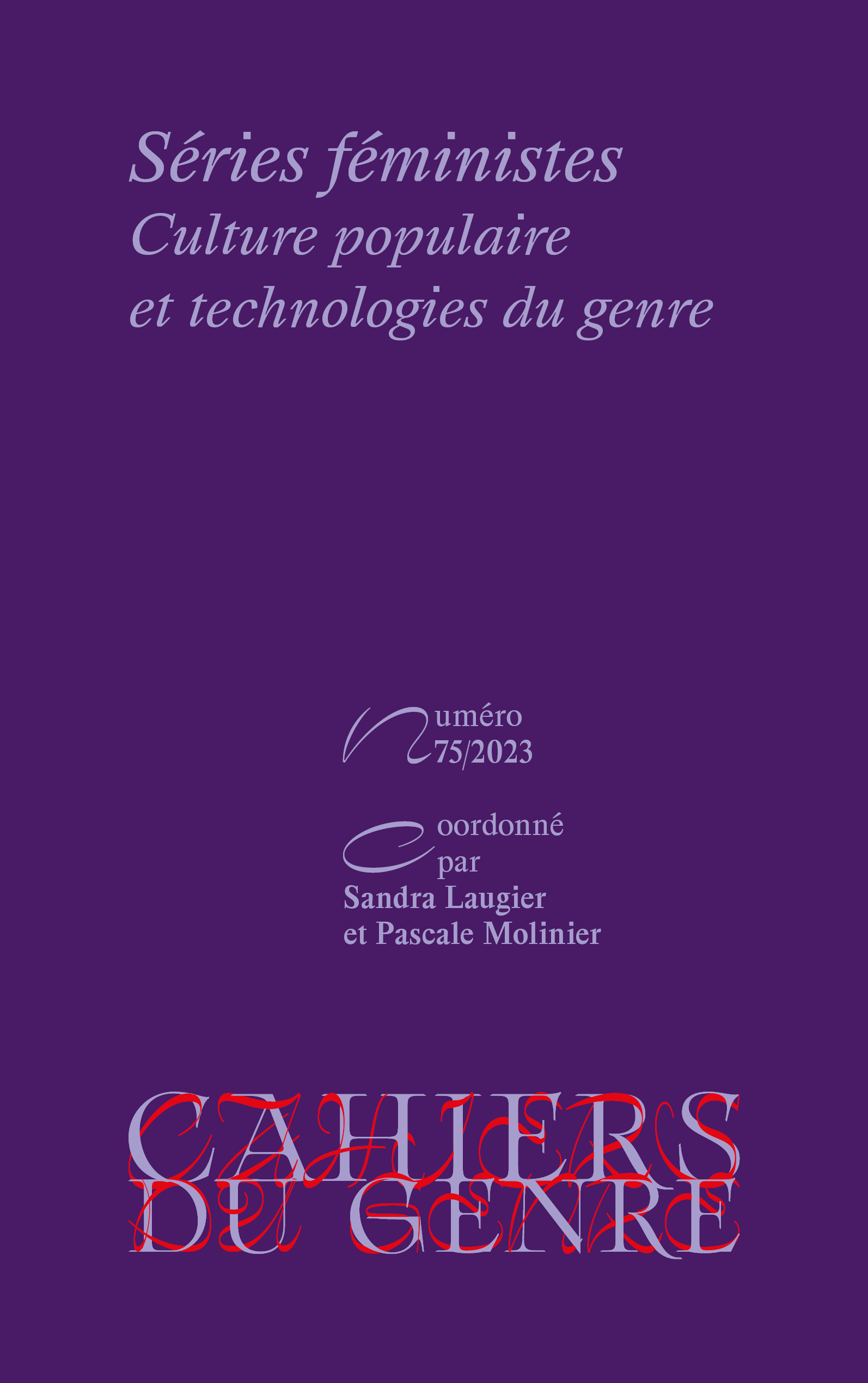 Cahiers du Genre | Numéro 75