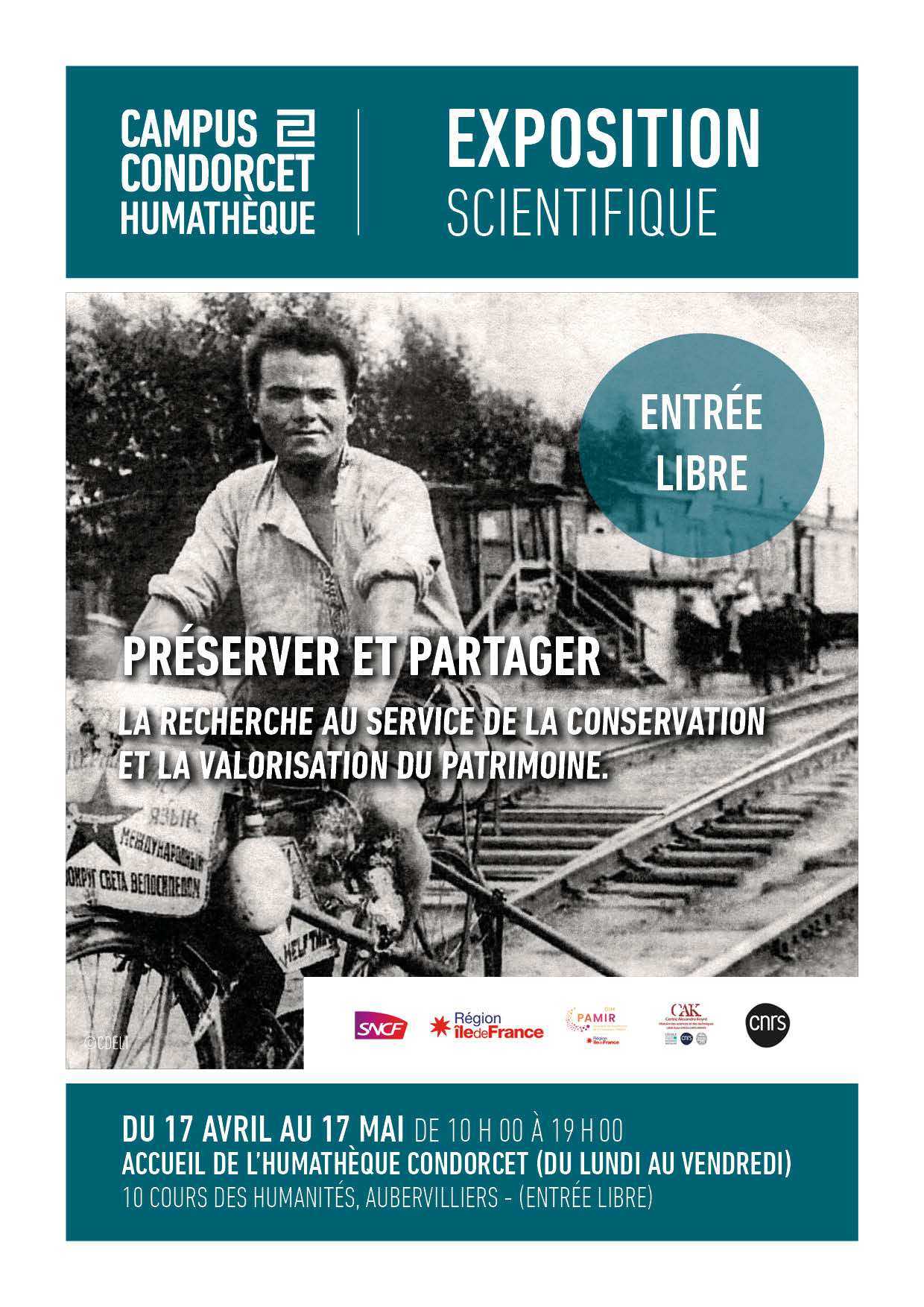 Affiche exposition préserver et partager