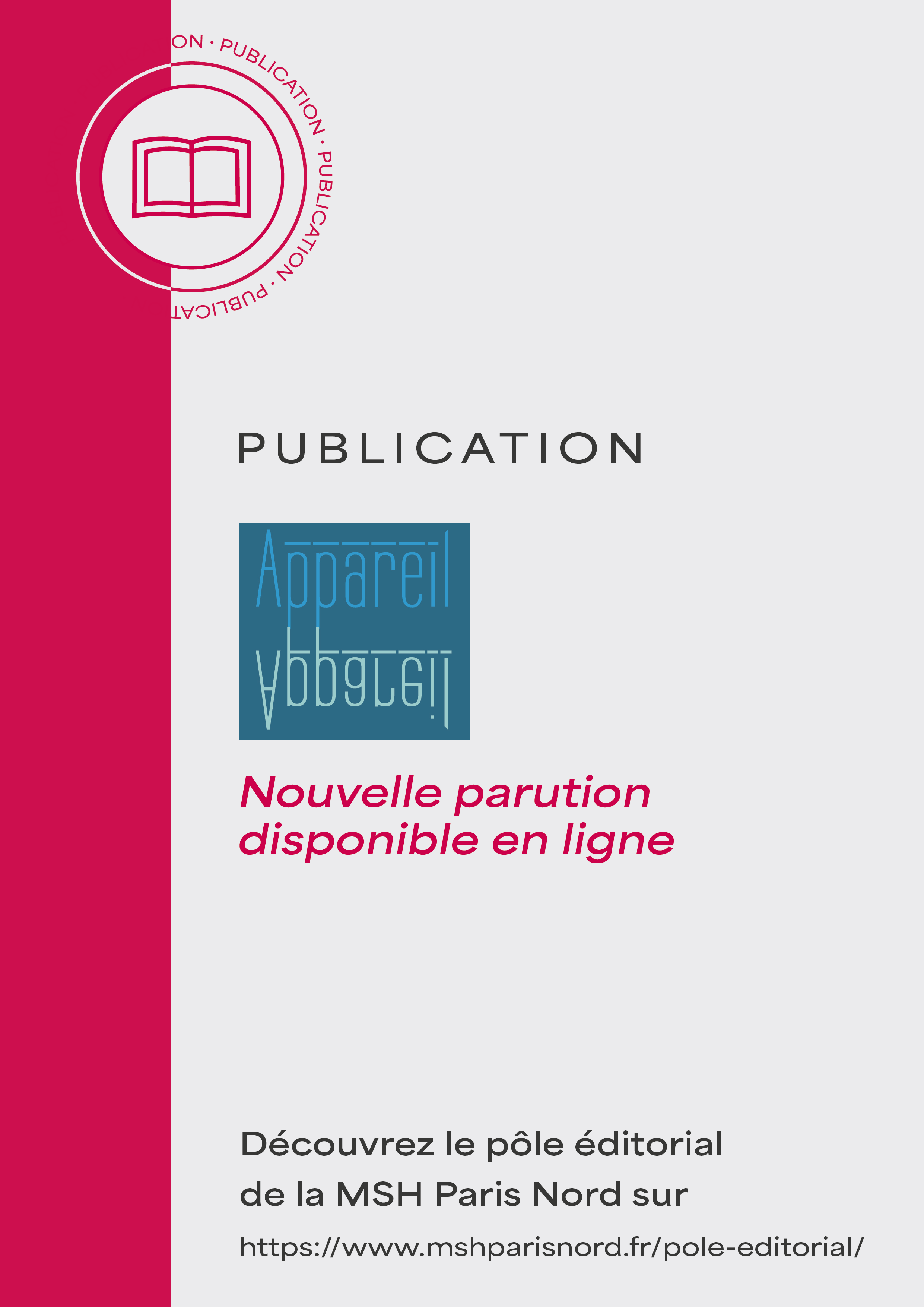 Nouvelle parution - Revue Appareil