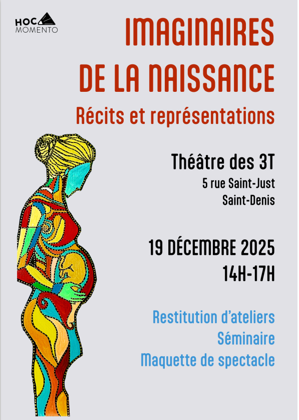 Flyer du séminaire et de la restitution du projet de recherche-création "L'épopée taboue"