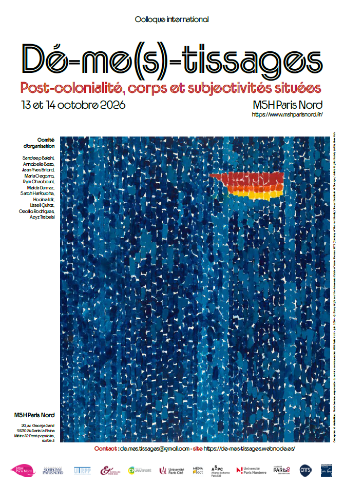 Affiche du colloque Dé-me(s)-tissages