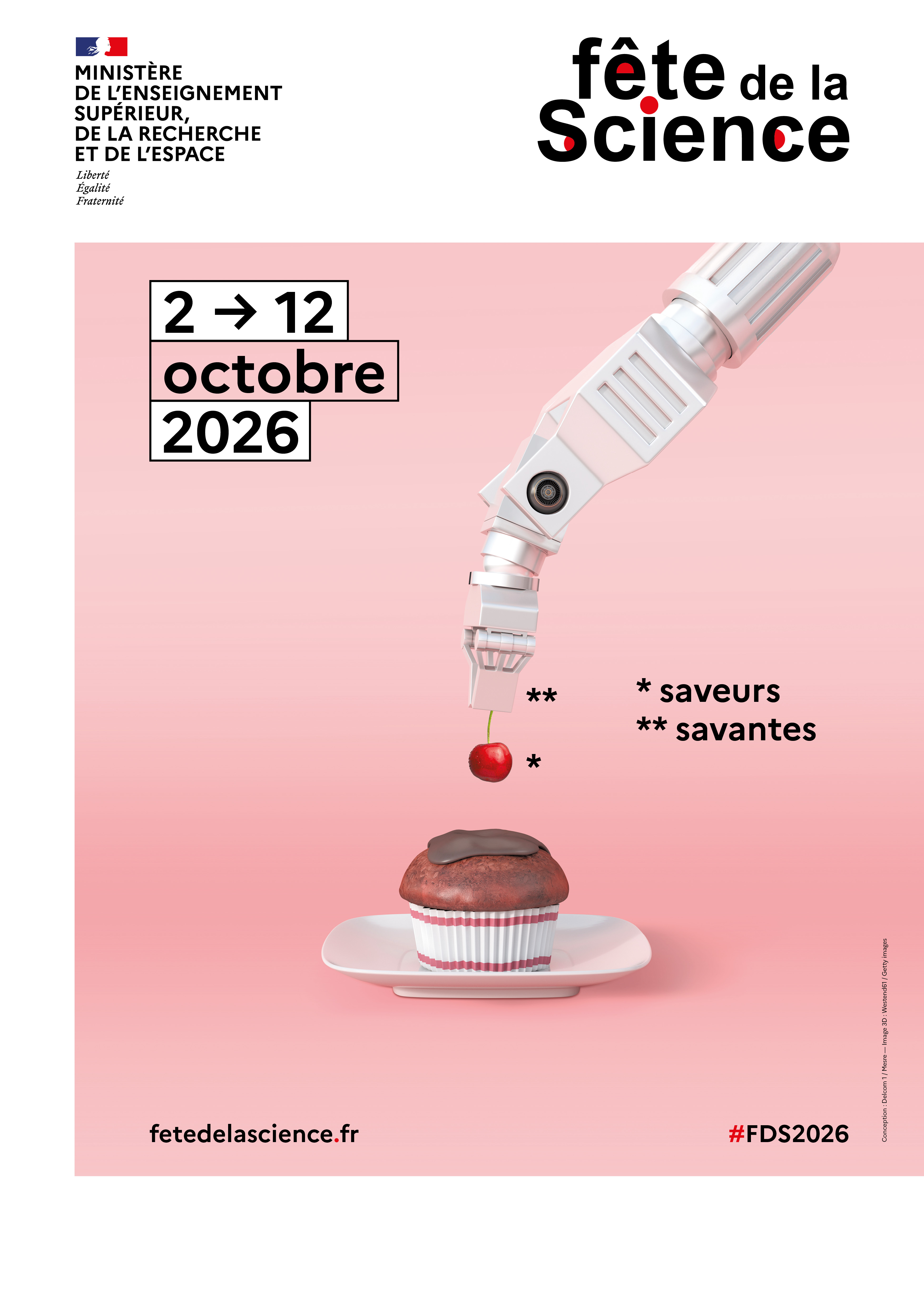 Affiche de la Fête de la science 2026